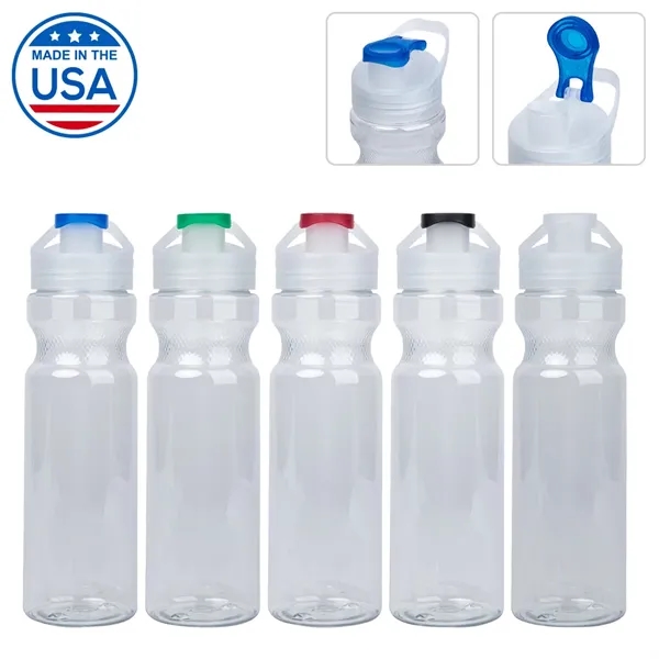 Monaco 28 oz. Clear Handle Water Bottle... from ASI 31517 Admart Products