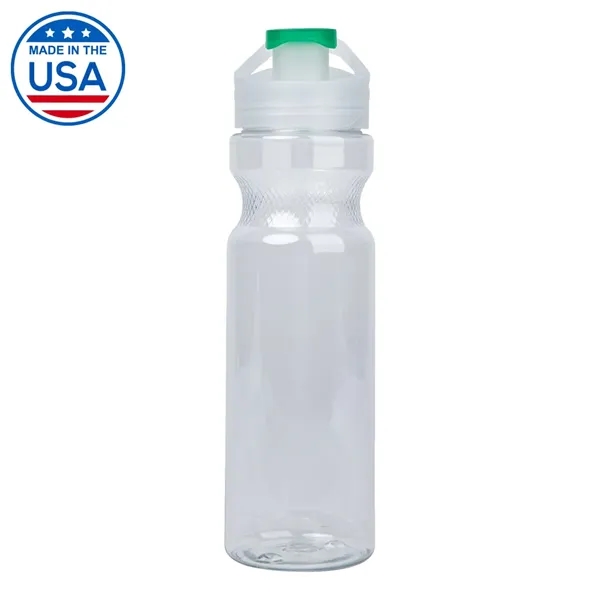 Monaco 28 oz. Clear Handle Water Bottle... from ASI 31517 Admart Products