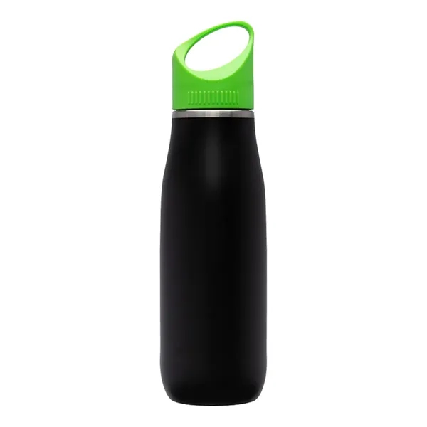 Giorno 23 oz Black Stainless Steel Bottle... from ASI 31517 Admart Products