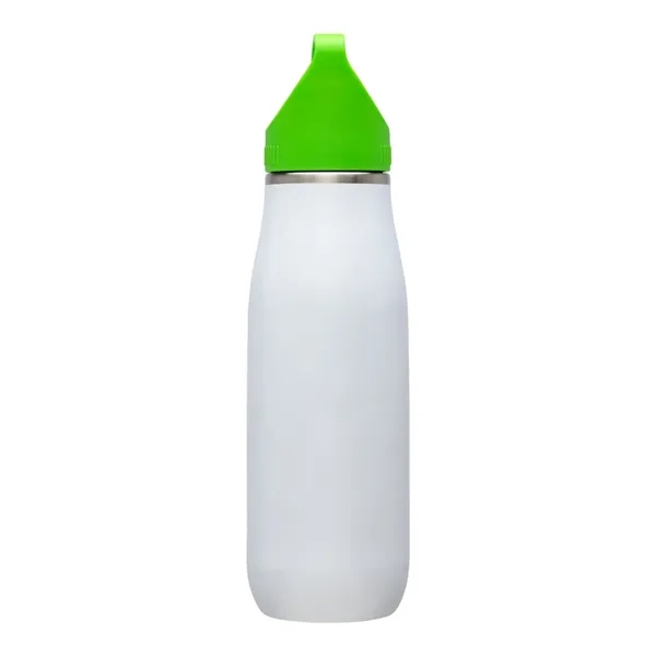 Giorno 23 oz White Stainless Steel Bottle... from ASI 31517 Admart Products