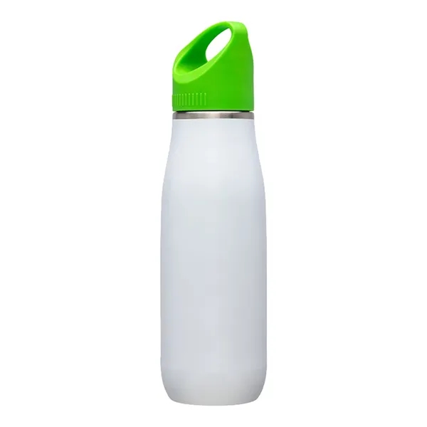 Giorno 23 oz White Stainless Steel Bottle... from ASI 31517 Admart Products