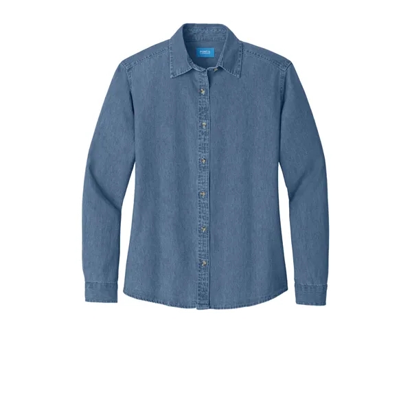 Port & Company - Ladies Long Sleeve Value Denim Shirt.... from ASI 84863 SanMar