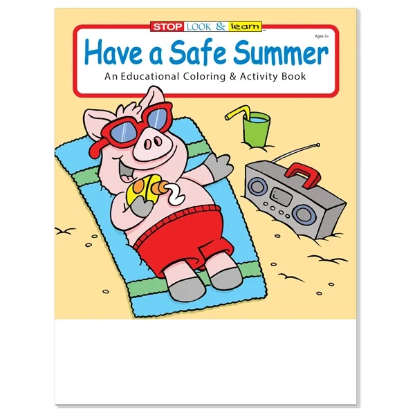 Coloring Book: Have a Safe Summer... from ASI 40480 Koozie Group / Norwood
