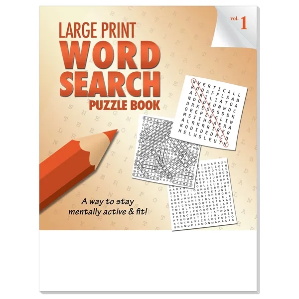 Puzzle Book: LARGE PRINT Word Search... from ASI 40480 Koozie Group / Norwood