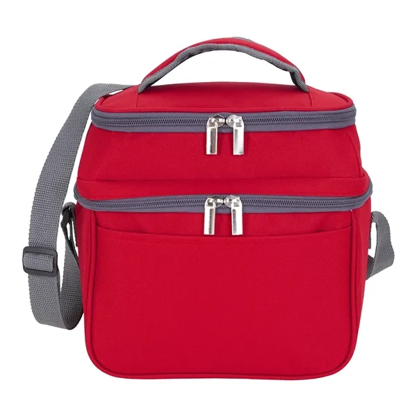 Dual Compartment 6-Can Cooler... from ASI 40480 Koozie Group