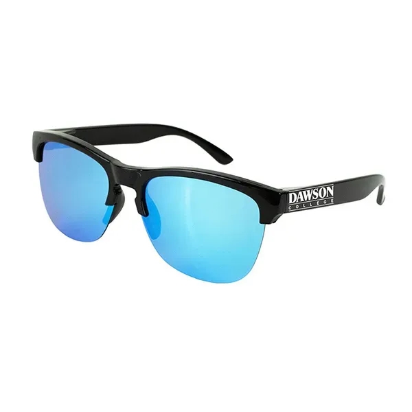 The Half-Frame sunglasses pair a recycled ABS plastic frame with striking... from ASI 62660 Innovation Line