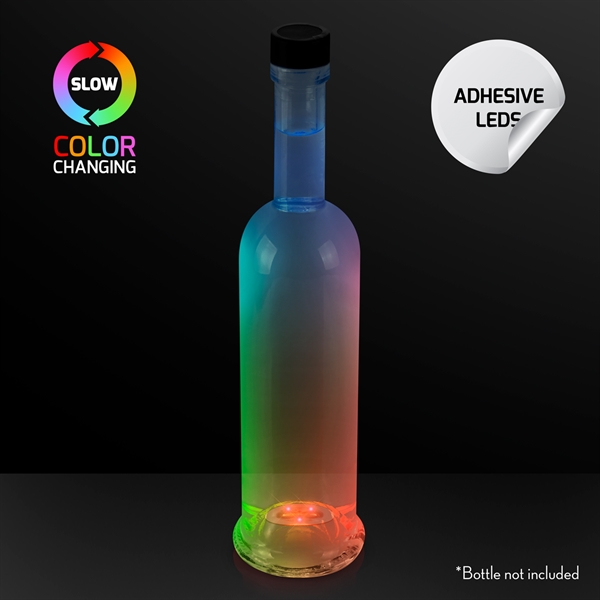 Slow Change LED Sticker Bottle Glorifier; Blank Stock... from ASI 34194 ALightPromos
