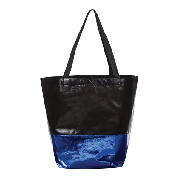 Two-toned non-woven PP tote bag with metallic finish. Fashion-forward, bold design... from ASI 84592 St Regis Group