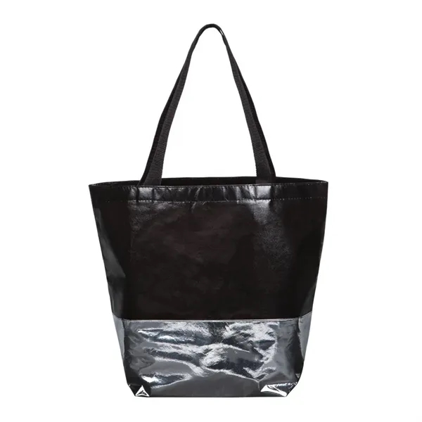 Two-toned non-woven PP tote bag with metallic finish. Fashion-forward, bold design... from ASI 84592 St Regis Group