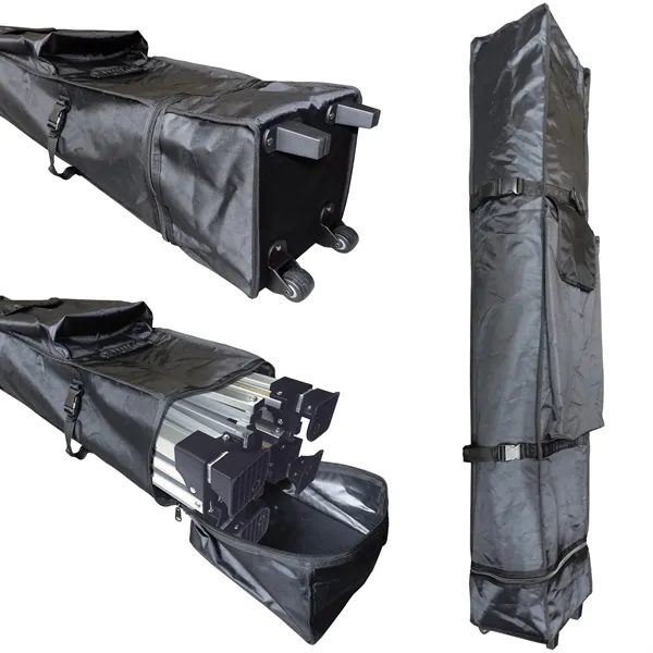 Custom full color digital 10' square canopy tent with one full... from ASI 80228 Quinn