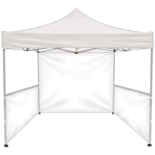 Custom full color digital 10' square canopy tent with one full... from ASI 80228 Quinn