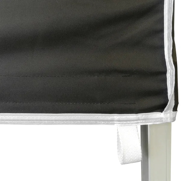 Custom full color digital 10' square canopy tent with one full... from ASI 80228 Quinn