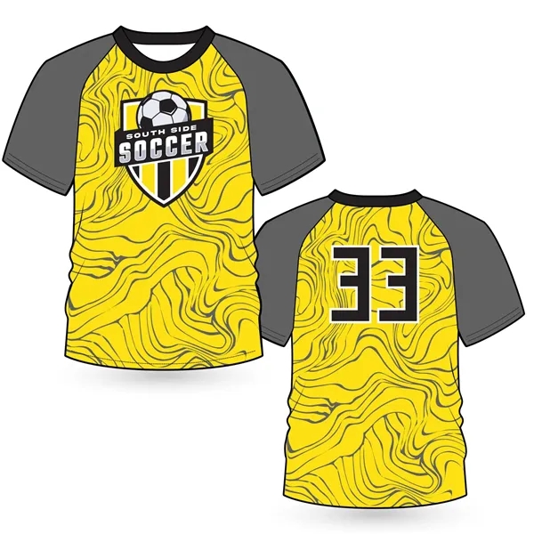 Soft, moisture-wicking fabric with custom, all-over designs that stay bright game... from ASI 73520 Neet Feet