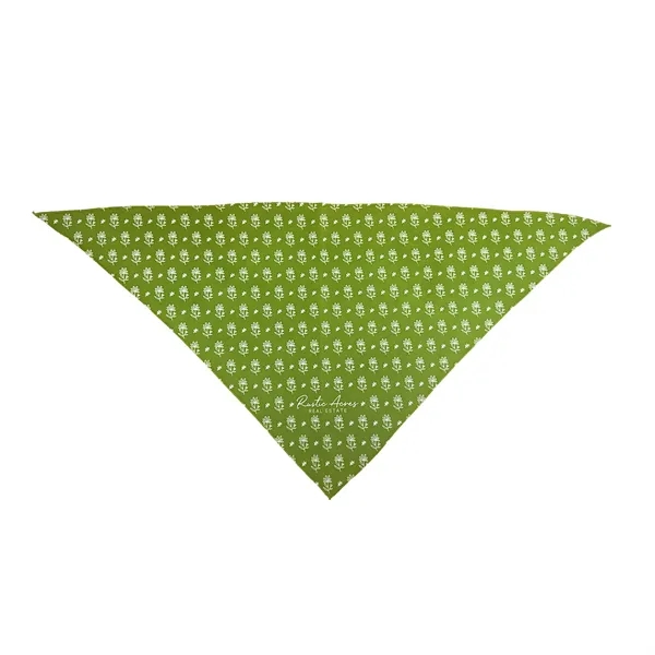 100% polyester, triangle bandanna w/ a full-color imprint. Measures 22" x... from ASI 92980 WOV-IN® / Promopet