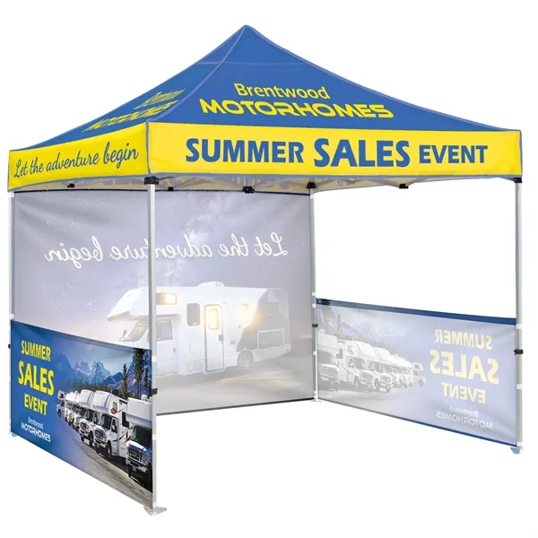 Custom Full Color Digital 10' Heavy Duty Hexagon Canopy Tent With... from ASI 80228 Quinn