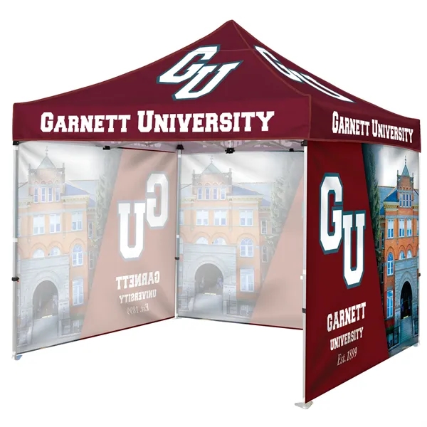 Custom Full Color Digital 10' Heavy Duty Hexagon Canopy Tent With... from ASI 80228 Quinn