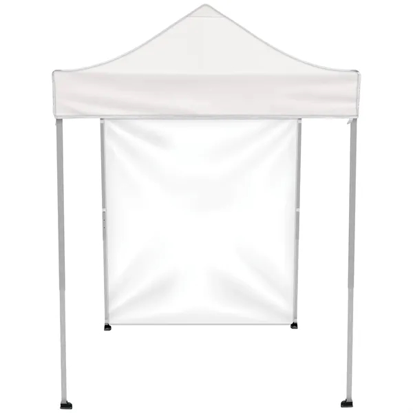 Custom full color digital 6.5' square canopy tent with one full... from ASI 80228 Quinn
