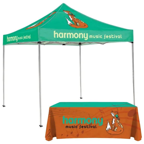 All In One Trade Show Tent Package that includes a full... from ASI 80228 Quinn