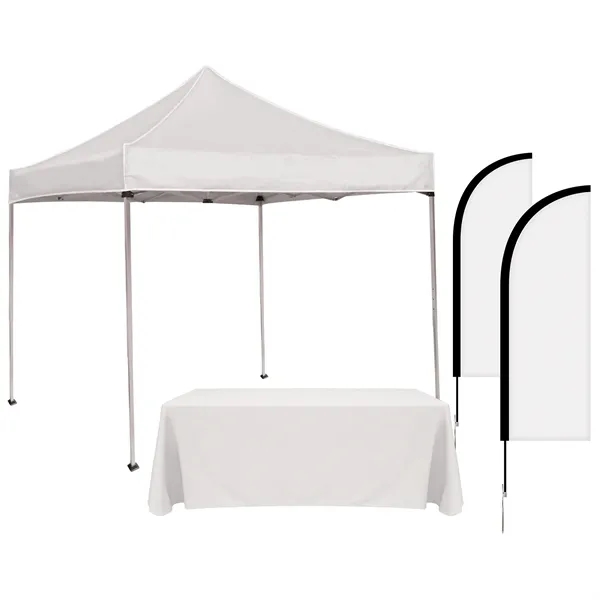 All in one Trade Show Tent Package that includes a 10'... from ASI 80228 Quinn