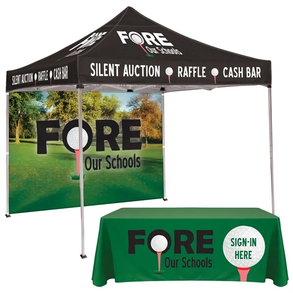 All in one Custom Trade Show Tent Package that includes a... from ASI 80228 Quinn