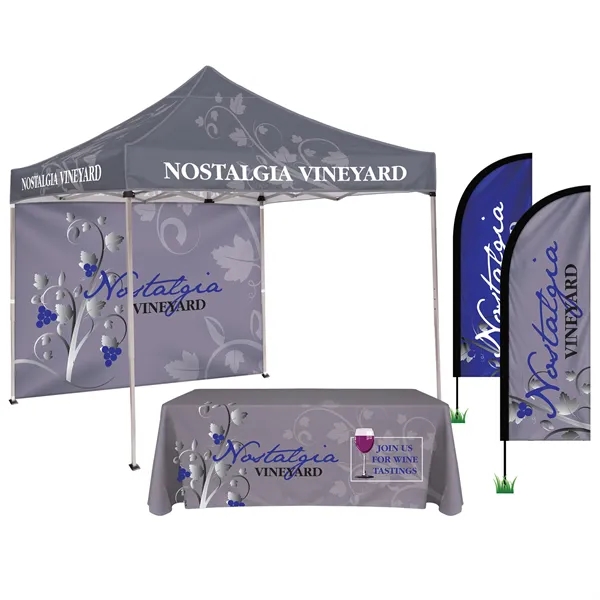 All in one Custom Package includes a 10' Square Tent w/... from ASI 80228 Quinn