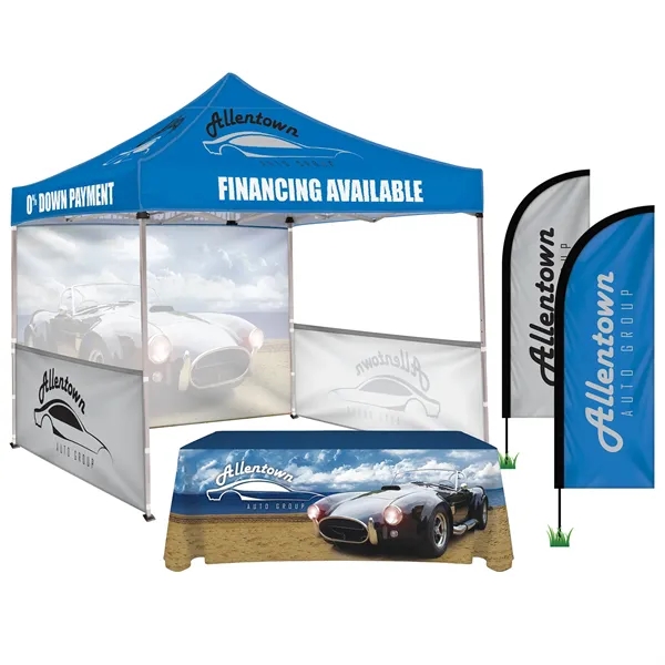 All in One Custom Package - 10' Square Tent w/ One... from ASI 80228 Quinn