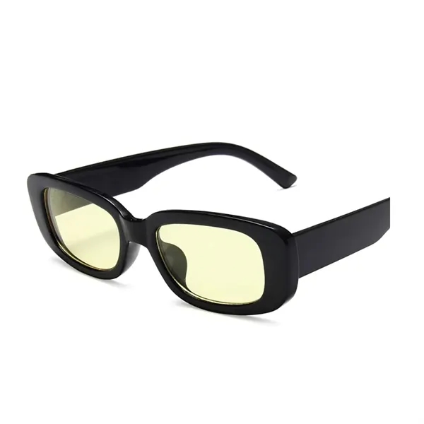 Unisex rectangle polycarbonate sunglasses plus laser engraving on 1 location plus... from ASI 37218 Athena Promo (tm)