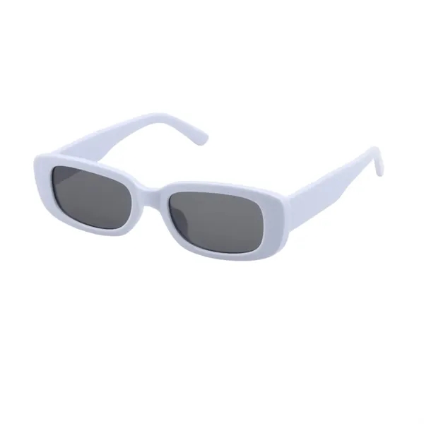 Unisex rectangle polycarbonate sunglasses plus laser engraving on 1 location plus... from ASI 37218 Athena Promo (tm)