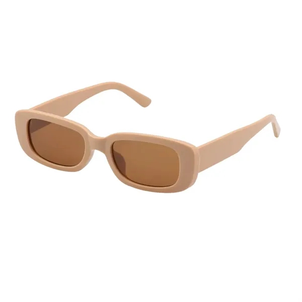 Unisex rectangle polycarbonate sunglasses plus laser engraving on 1 location plus... from ASI 37218 Athena Promo (tm)