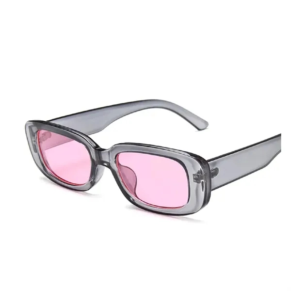 Unisex rectangle polycarbonate sunglasses plus laser engraving on 1 location plus... from ASI 37218 Athena Promo (tm)