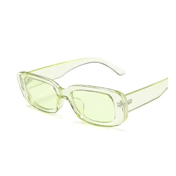 Unisex rectangle polycarbonate sunglasses plus laser engraving on 1 location plus... from ASI 37218 Athena Promo (tm)