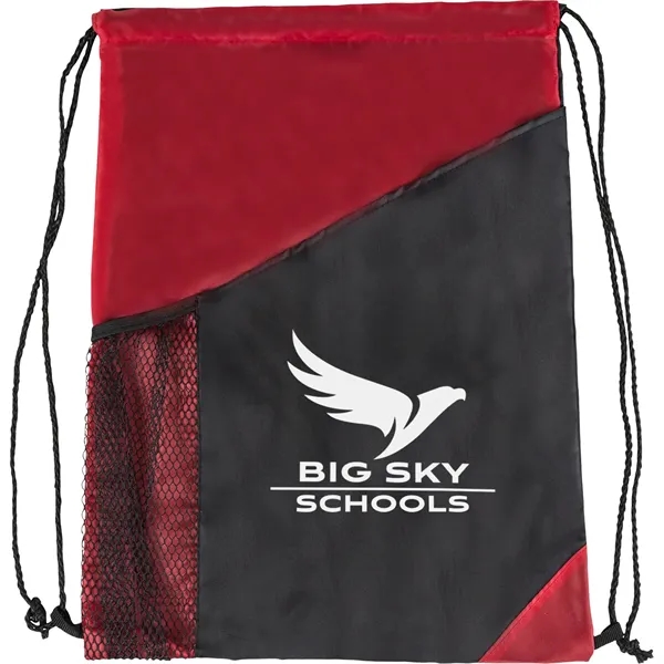 Backpack made of 210 denier polyester with mesh bottle holder... from ASI 54100 Fields Manufacturing Inc / TargetLine®