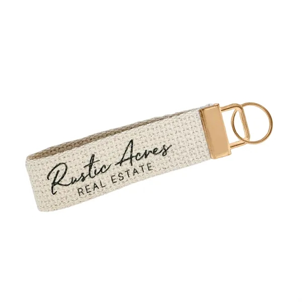 Durable 5" cotton canvas key strap with vibrant design and stylish... from ASI 92980 WOV-IN® / WOV-IN®