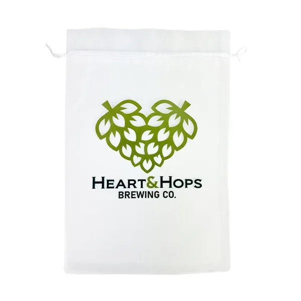 Elegant organza bag with satin drawstrings, available in 3 sizes, perfect... from ASI 92980 WOV-IN® / Universal Strap/Wov-In Line