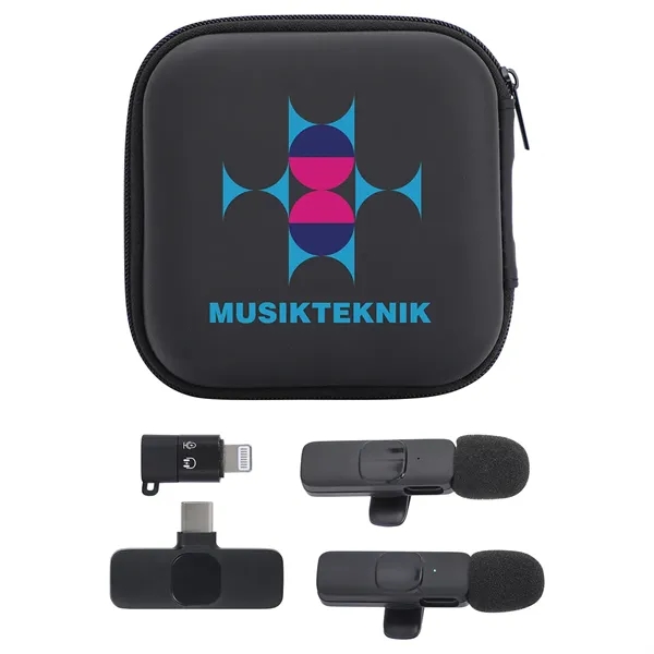 Portable Wireless Lavalier Microphone - Set of 2... from ASI 36730 Ariel Premium Supply Inc