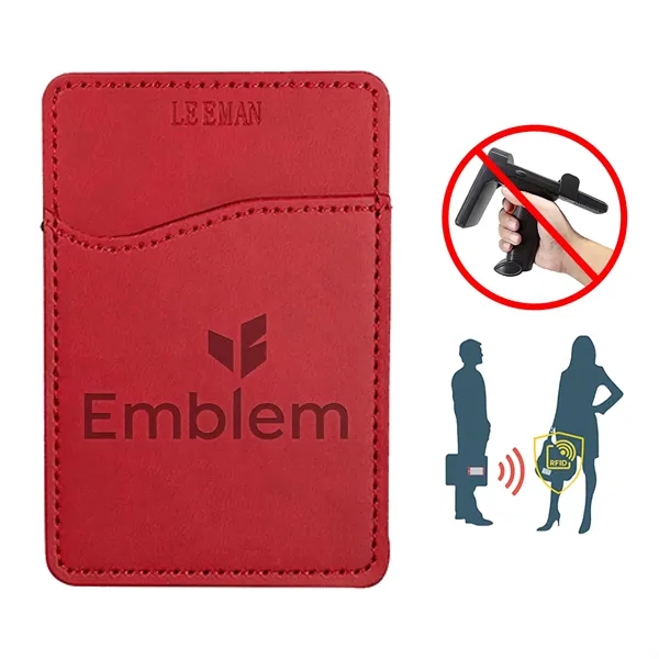 This leatherette wallet features RFID blocking technology to protect credit cards... from ASI 52710 Lincoln Line