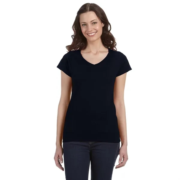 Gildan ladies' Softstyle 4.5 oz Fitted V-Neck T-Shirt... from ASI 30208 A P Specialties / AP Specialties