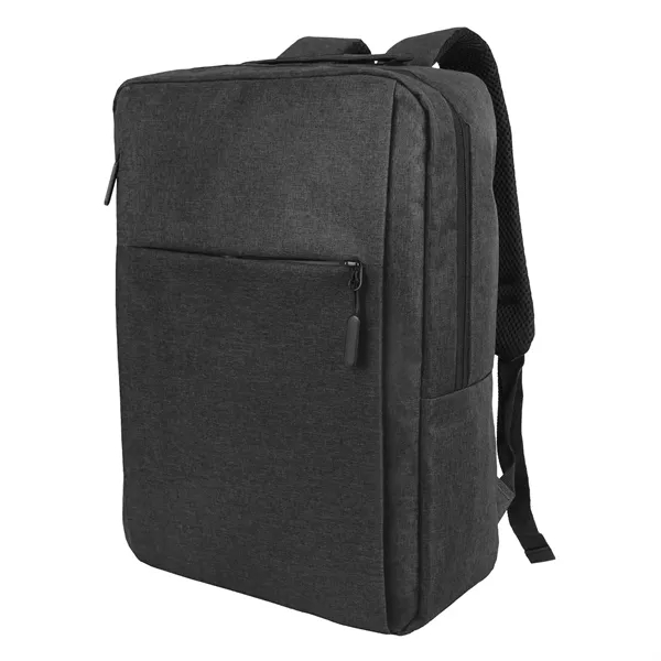 11.5"W x 17"H x 5.5" laptop backpack with front zippered slip... from ASI 37980 Bagworld
