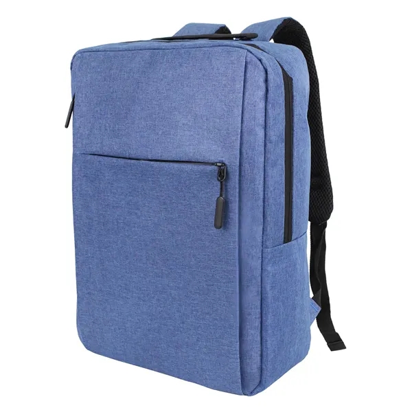11.5"W x 17"H x 5.5" laptop backpack with front zippered slip... from ASI 37980 Bagworld
