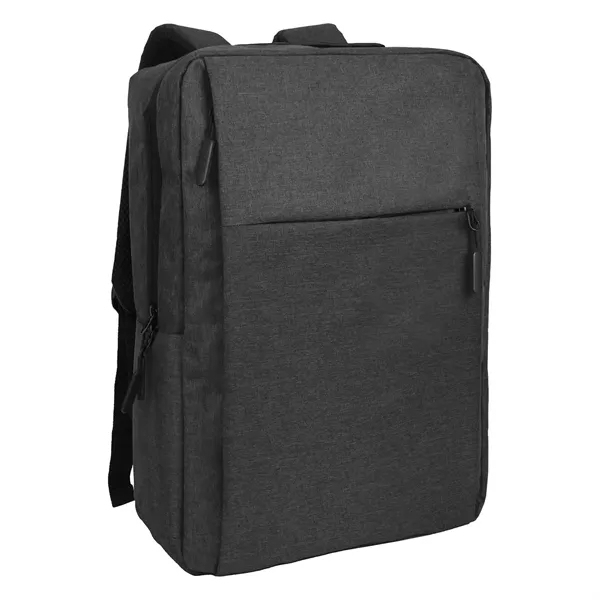 11.5"W x 17"H x 5.5" laptop backpack with front zippered slip... from ASI 37980 Bagworld