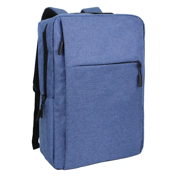 11.5"W x 17"H x 5.5" laptop backpack with front zippered slip... from ASI 37980 Bagworld