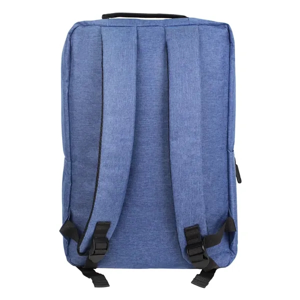 11.5"W x 17"H x 5.5" laptop backpack with front zippered slip... from ASI 37980 Bagworld