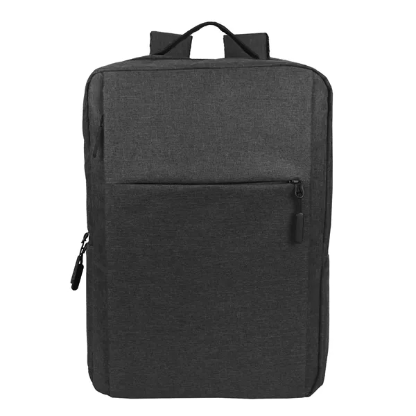 11.5"W x 17"H x 5.5" laptop backpack with front zippered slip... from ASI 37980 Bagworld