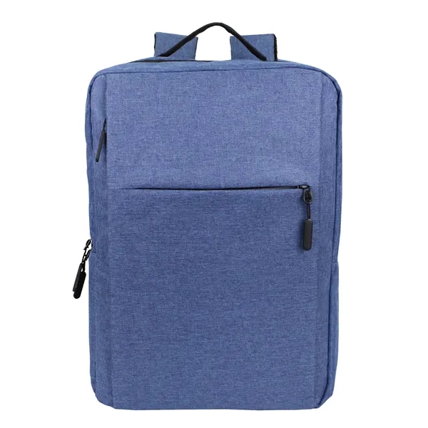 11.5"W x 17"H x 5.5" laptop backpack with front zippered slip... from ASI 37980 Bagworld