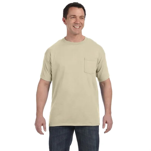 Hanes Men's 6.1 oz Tagless Pocket T-Shirt... from ASI 30208 A P Specialties / AP Specialties