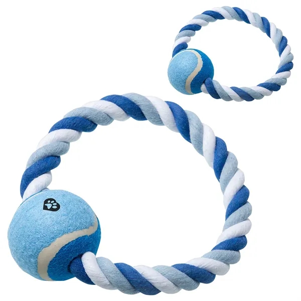 Rope Ring & Ball Pet Toy... from ASI 36730 Ariel Premium Supply Inc