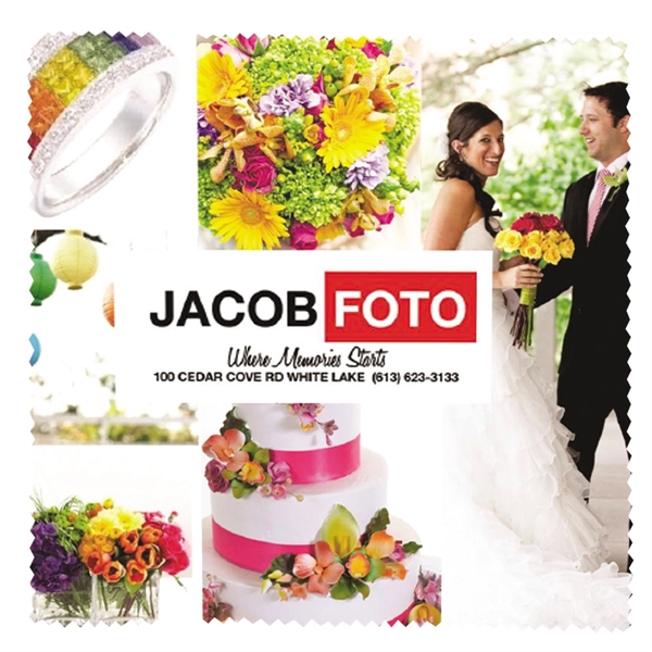 5" x 5" microfiber cleaning cloth that removes dirt, dust and... from ASI 62660 Innovation Line