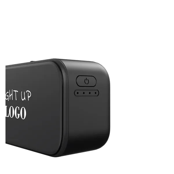 4,500mAh power bank features a light-up engraved design and retractable USB... from ASI 34800 Alstar Creations