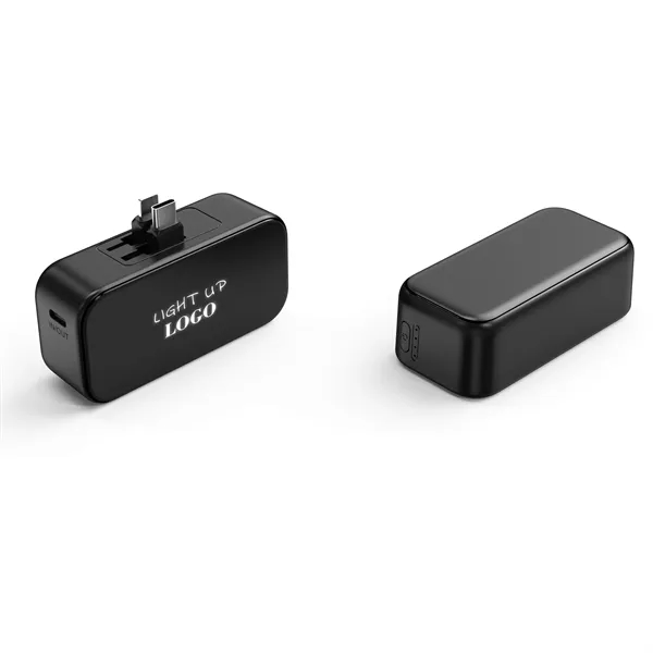 4,500mAh power bank features a light-up engraved design and retractable USB... from ASI 34800 Alstar Creations