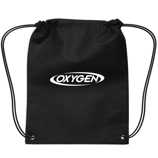 14" x 17" small polypropylene non-woven drawstring backpack in a wide... from ASI 52840 Evans Manufacturing
